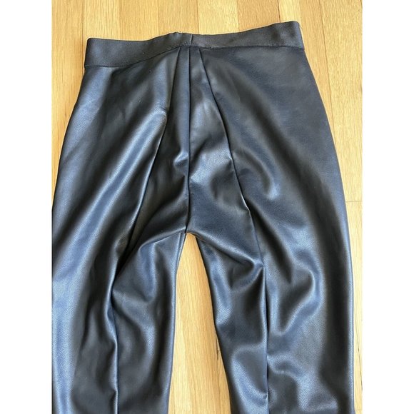 Emerson Fry XS Vegan Leather Leggings Pull On Pants Black women’s - Picture 7 of 16